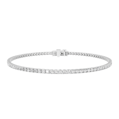 White Gold-Memoir - Lab-Grown Diamond Bracelet_view=3DH