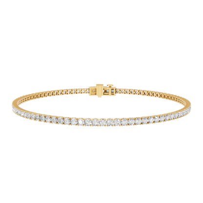 Yellow Gold-Memoir - Lab-Grown Diamond Bracelet_view=3DH
