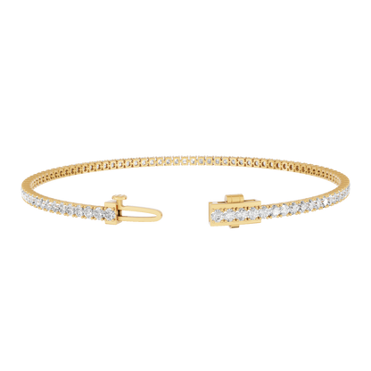 Yellow Gold-Memoir - Lab-Grown Diamond Bracelet_view=OPEN