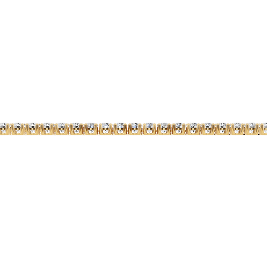 Yellow Gold-Memoir - Lab-Grown Diamond Bracelet_view=SIDE
