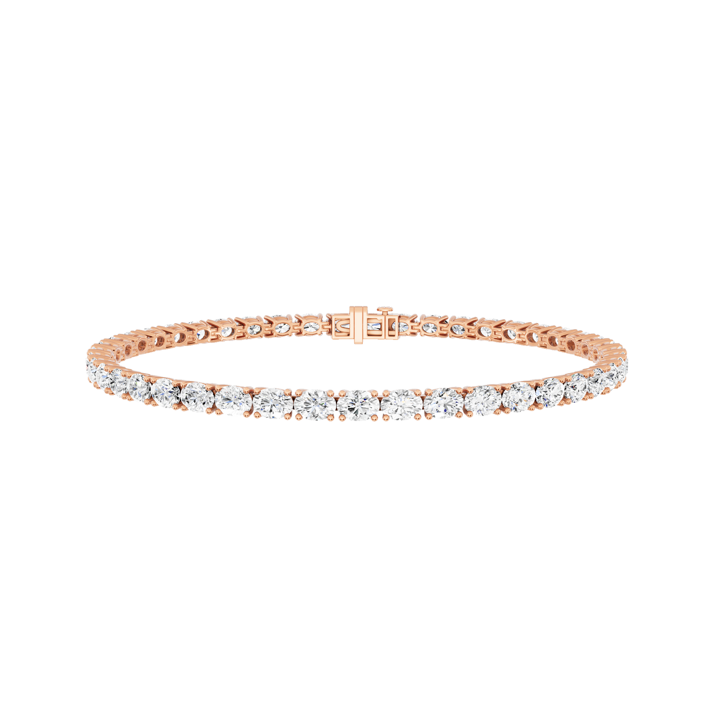 Pink Gold-Solstice - Lab-Grown Diamond Bracelet_view=3DH