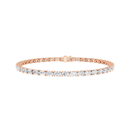 Pink Gold-Solstice - Lab-Grown Diamond Bracelet_view=3DH