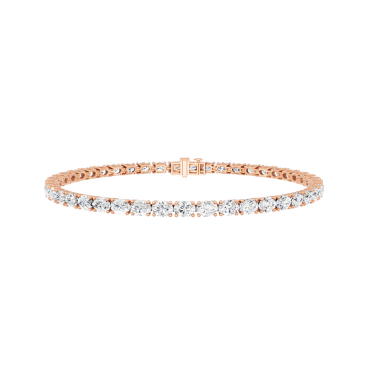 Pink Gold-Solstice - Lab-Grown Diamond Bracelet_view=3DH