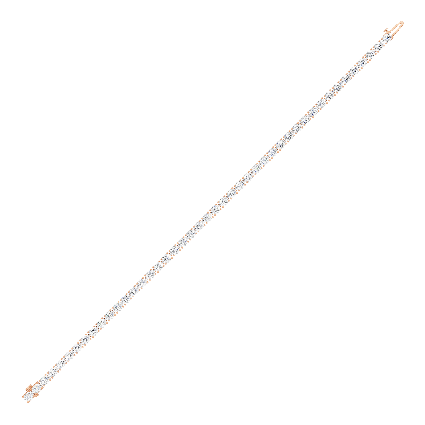 Pink Gold-Solstice - Lab-Grown Diamond Bracelet_view=TOP