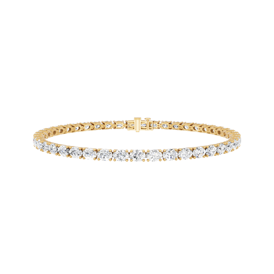 Yellow Gold-Solstice - Lab-Grown Diamond Bracelet_view=3DH