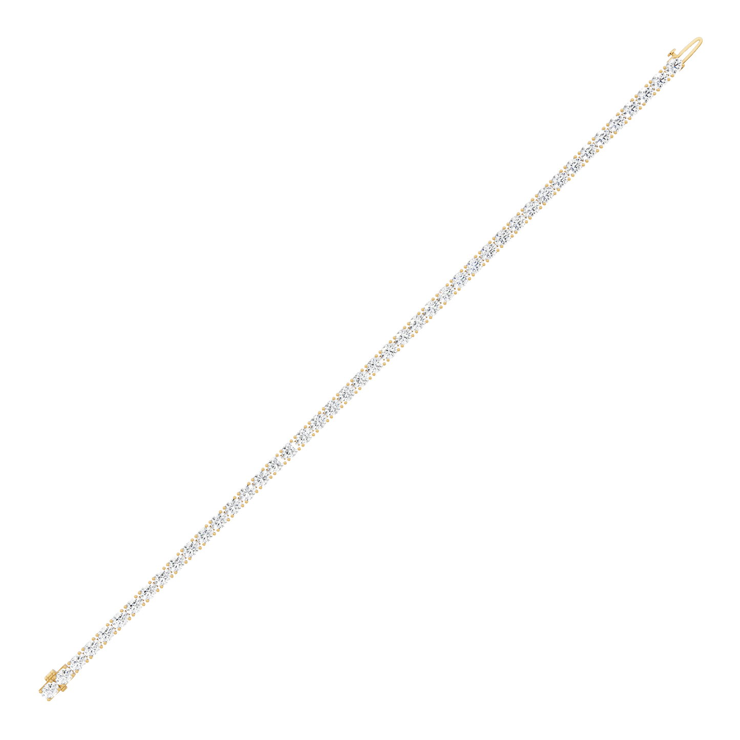 Yellow Gold-Solstice - Lab-Grown Diamond Bracelet_view=TOP