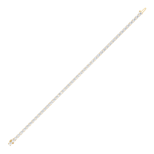 Yellow Gold-Solstice - Lab-Grown Diamond Bracelet_view=TOP