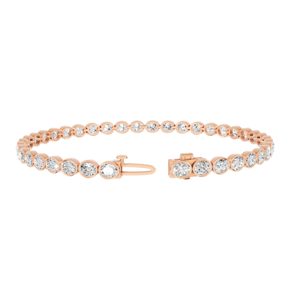 Pink Gold-Meridian - Lab-Grown Diamond Bracelet_view=OPEN