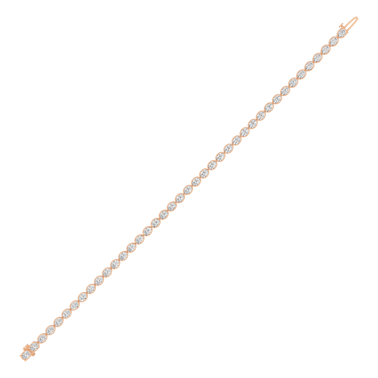 Pink Gold-Meridian - Lab-Grown Diamond Bracelet_view=TOP