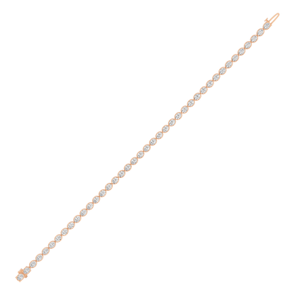 Pink Gold-Meridian - Lab-Grown Diamond Bracelet_view=TOP