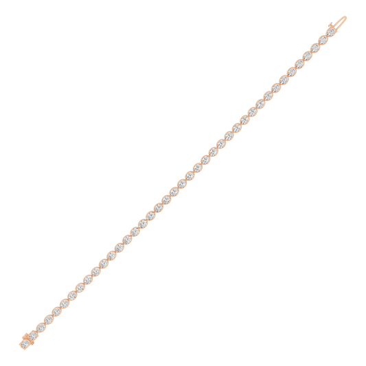 Pink Gold-Meridian - Lab-Grown Diamond Bracelet_view=TOP