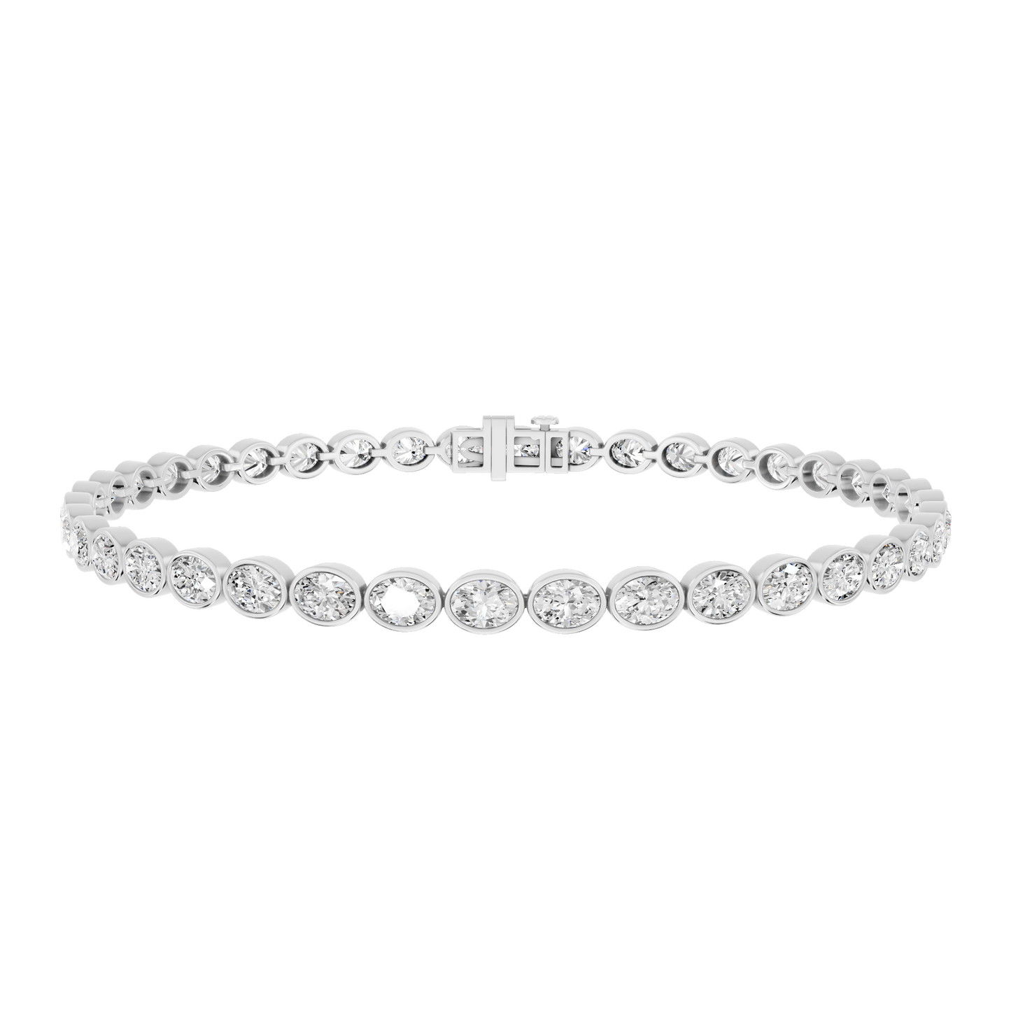 White Gold-Meridian - Lab-Grown Diamond Bracelet_view=3DH
