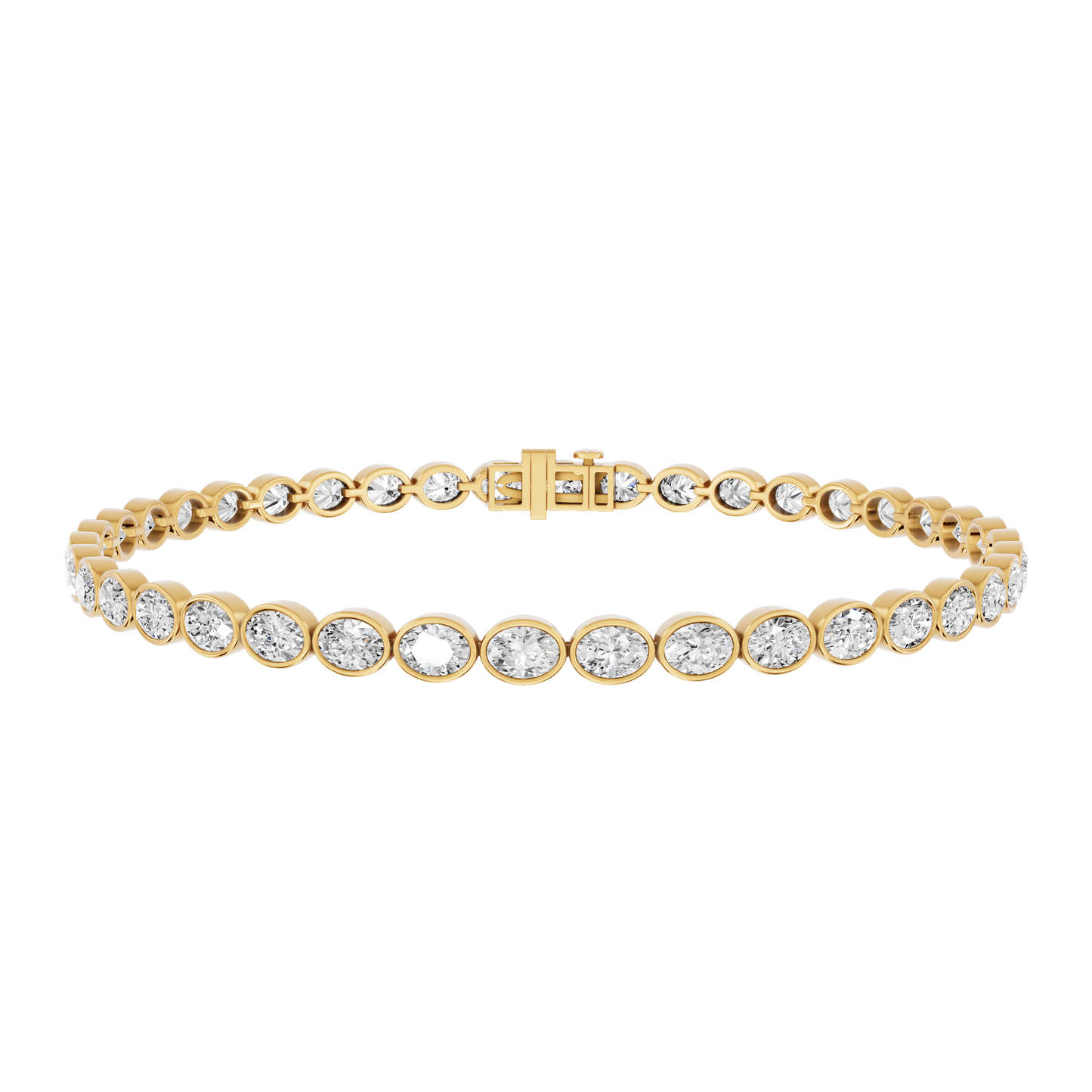 Yellow Gold-Meridian - Lab-Grown Diamond Bracelet_view=3DH