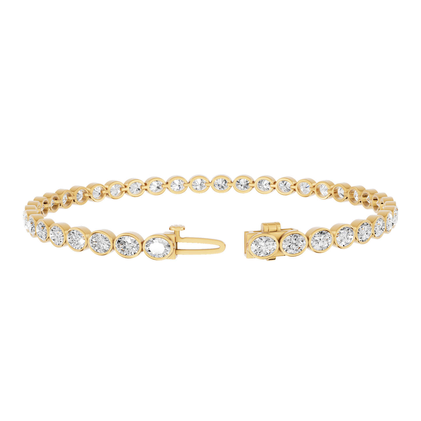 Yellow Gold-Meridian - Lab-Grown Diamond Bracelet_view=OPEN