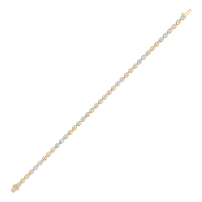 Yellow Gold-Meridian - Lab-Grown Diamond Bracelet_view=TOP