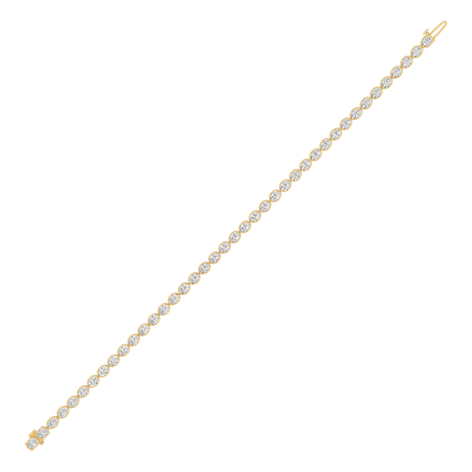 Yellow Gold-Meridian - Lab-Grown Diamond Bracelet_view=TOP