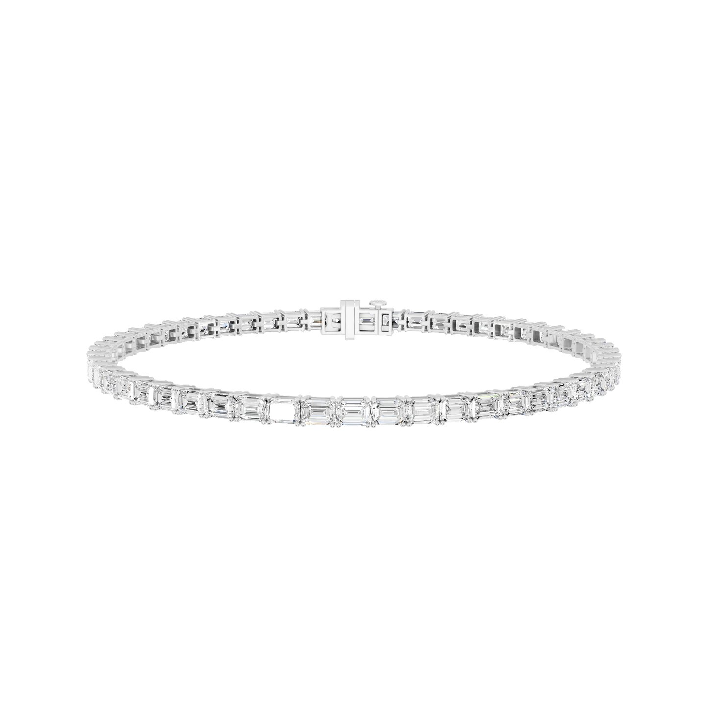 White Gold-Timeless - Lab-Grown Diamond Bracelet_view=3DH