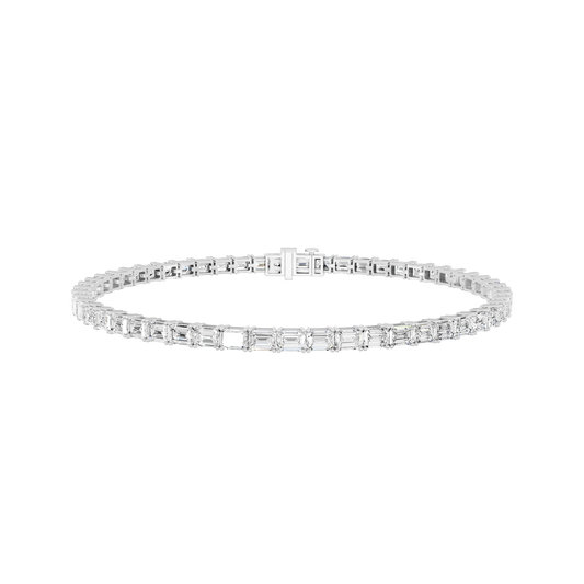 White Gold-Timeless - Lab-Grown Diamond Bracelet_view=3DH