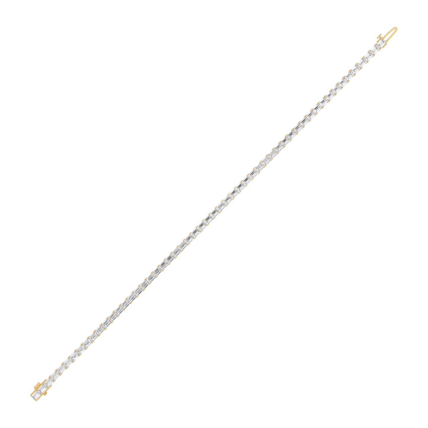 Yellow Gold-Timeless - Lab-Grown Diamond Bracelet_view=TOP