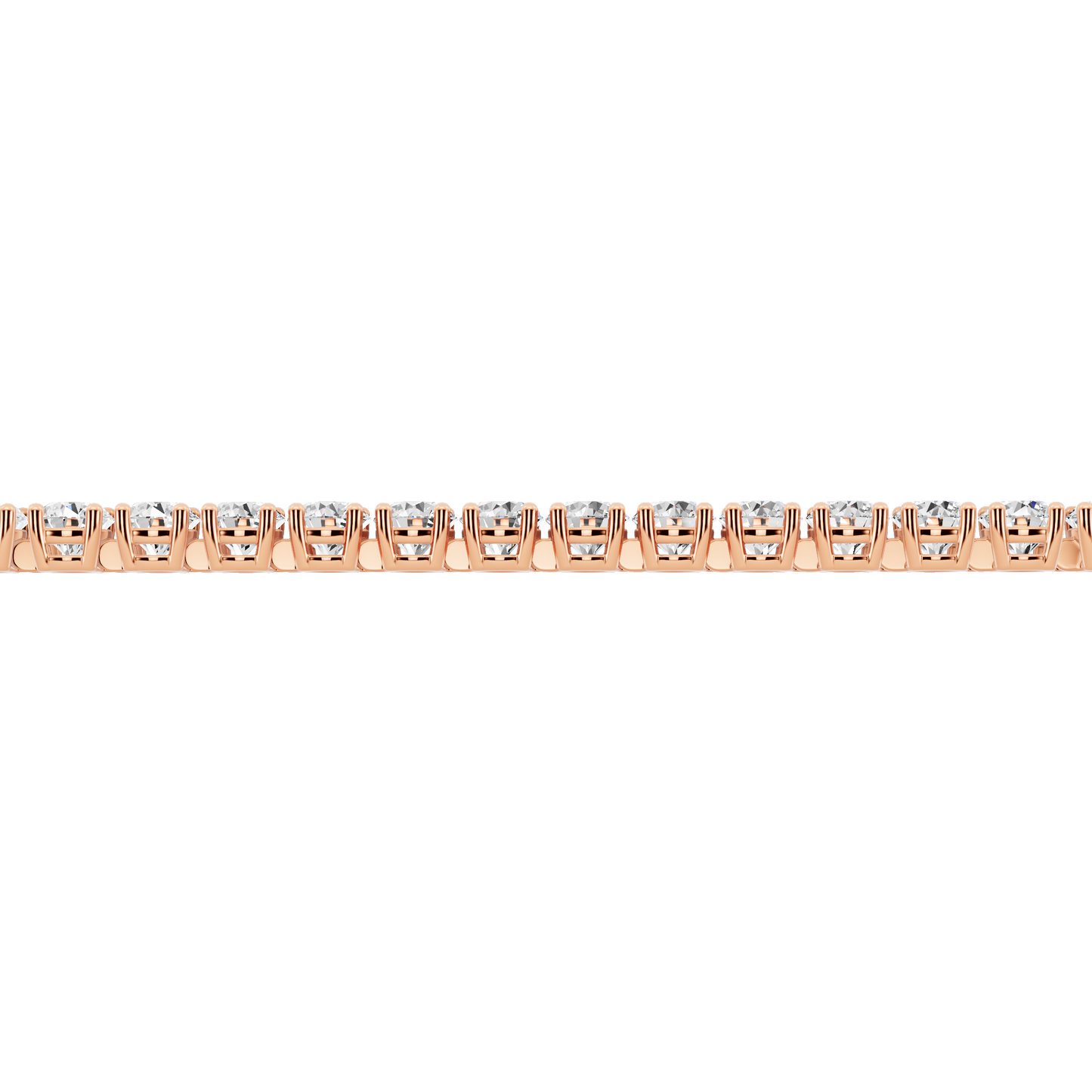 Pink Gold-Dynasty - Lab-Grown Diamond Bracelet_view=SIDE