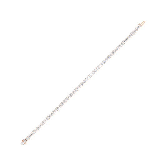 Pink Gold-Dynasty - Lab-Grown Diamond Bracelet_view=TOP