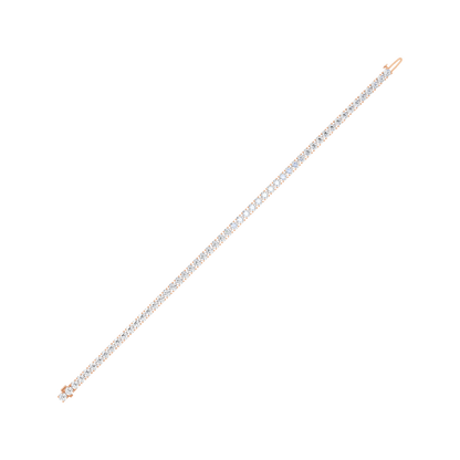 Pink Gold-Dynasty - Lab-Grown Diamond Bracelet_view=TOP