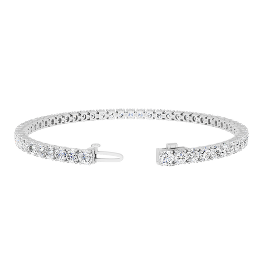 White Gold-Dynasty - Lab-Grown Diamond Bracelet_view=3DH