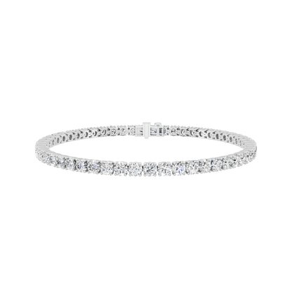 White Gold-Dynasty - Lab-Grown Diamond Bracelet_view=3DH