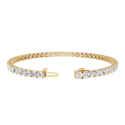 Yellow Gold-Dynasty - Lab-Grown Diamond Bracelet_view=3DH