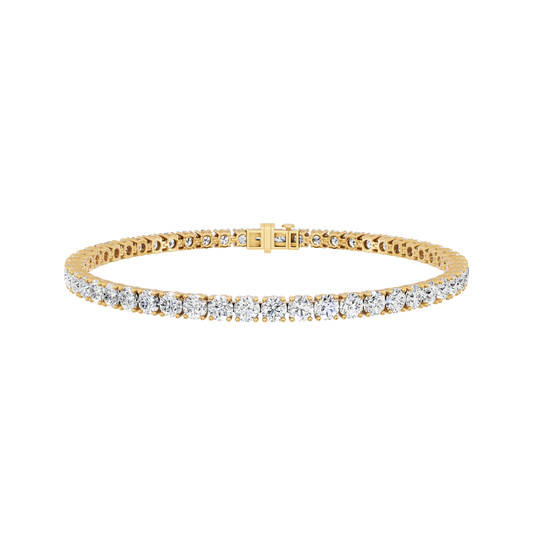 Yellow Gold-Dynasty - Lab-Grown Diamond Bracelet_view=3DH