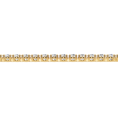 Yellow Gold-Dynasty - Lab-Grown Diamond Bracelet_view=SIDE