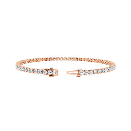 Pink Gold-Archive - Lab-Grown Diamond Bracelet_view=OPEN