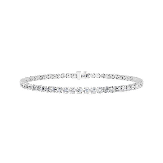 White Gold-Archive - Lab-Grown Diamond Bracelet_view=3DH