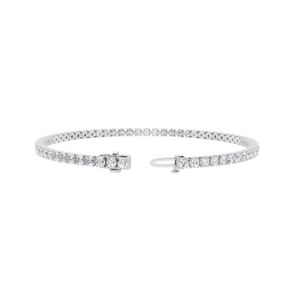 White Gold-Archive - Lab-Grown Diamond Bracelet_view=OPEN