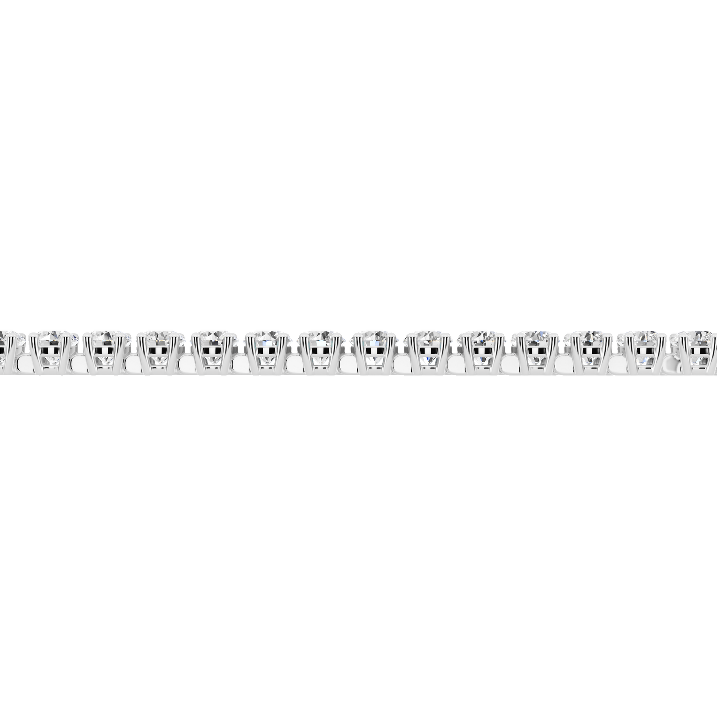 White Gold-Archive - Lab-Grown Diamond Bracelet_view=SIDE