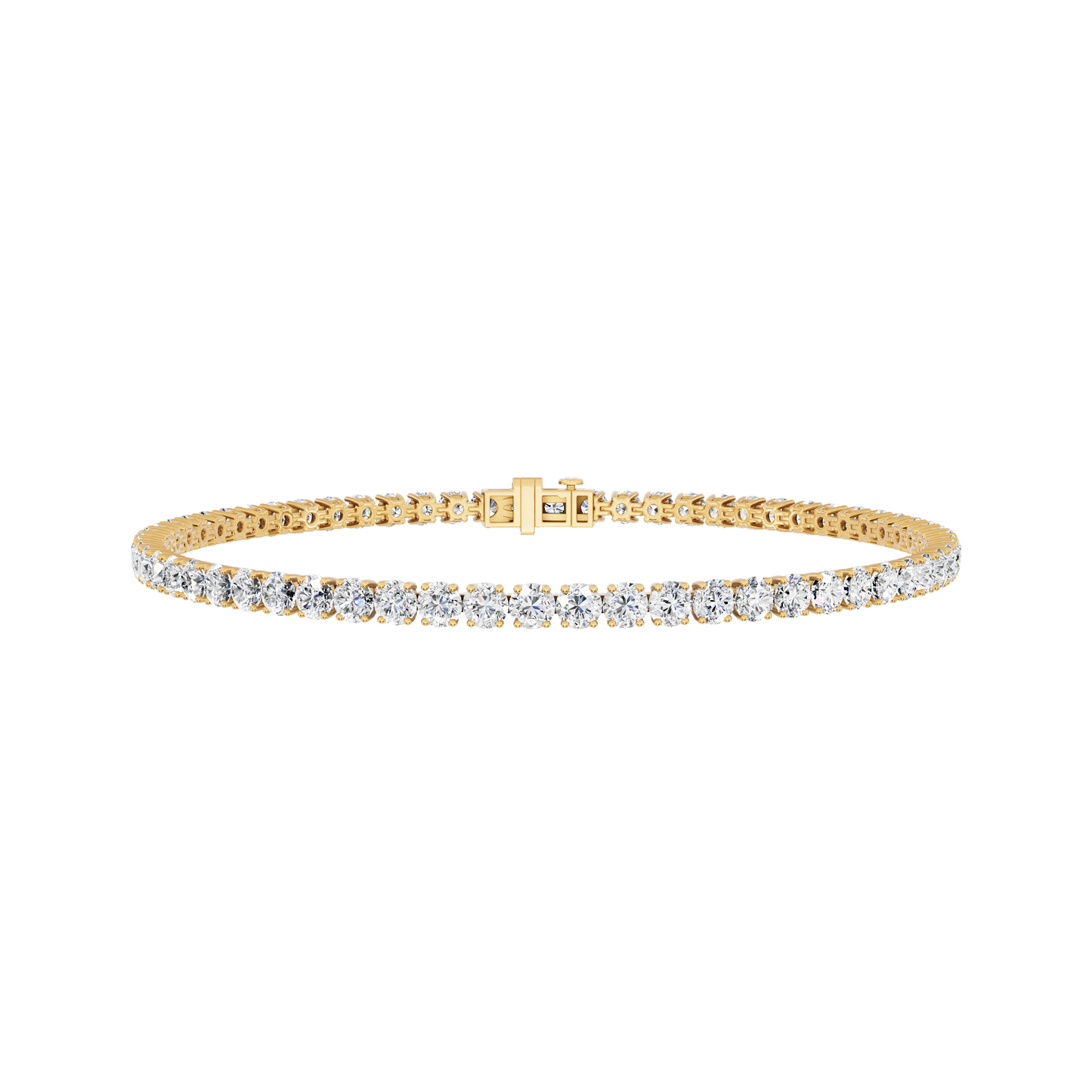 Yellow Gold-Archive - Lab-Grown Diamond Bracelet_view=3DH