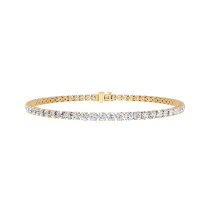 Yellow Gold-Archive - Lab-Grown Diamond Bracelet_view=3DH