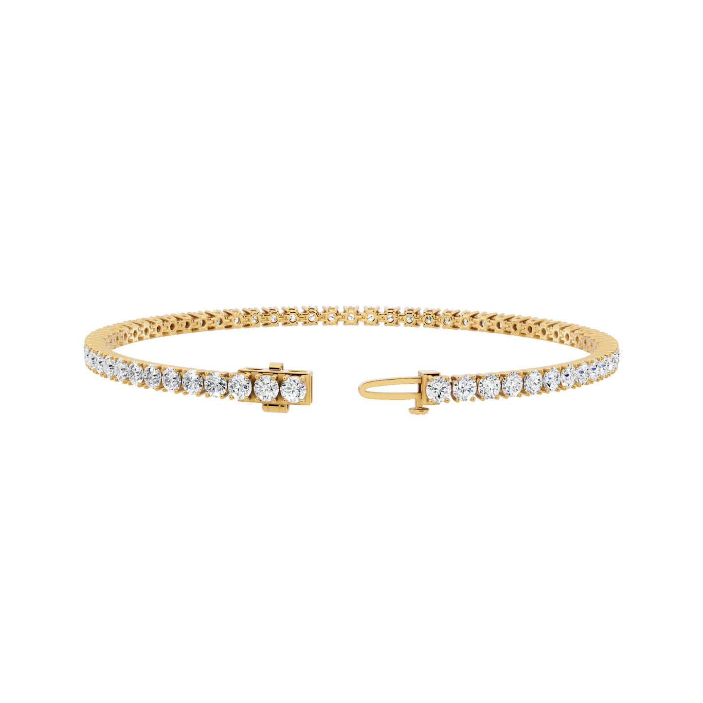 Yellow Gold-Archive - Lab-Grown Diamond Bracelet_view=OPEN