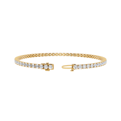Yellow Gold-Archive - Lab-Grown Diamond Bracelet_view=OPEN