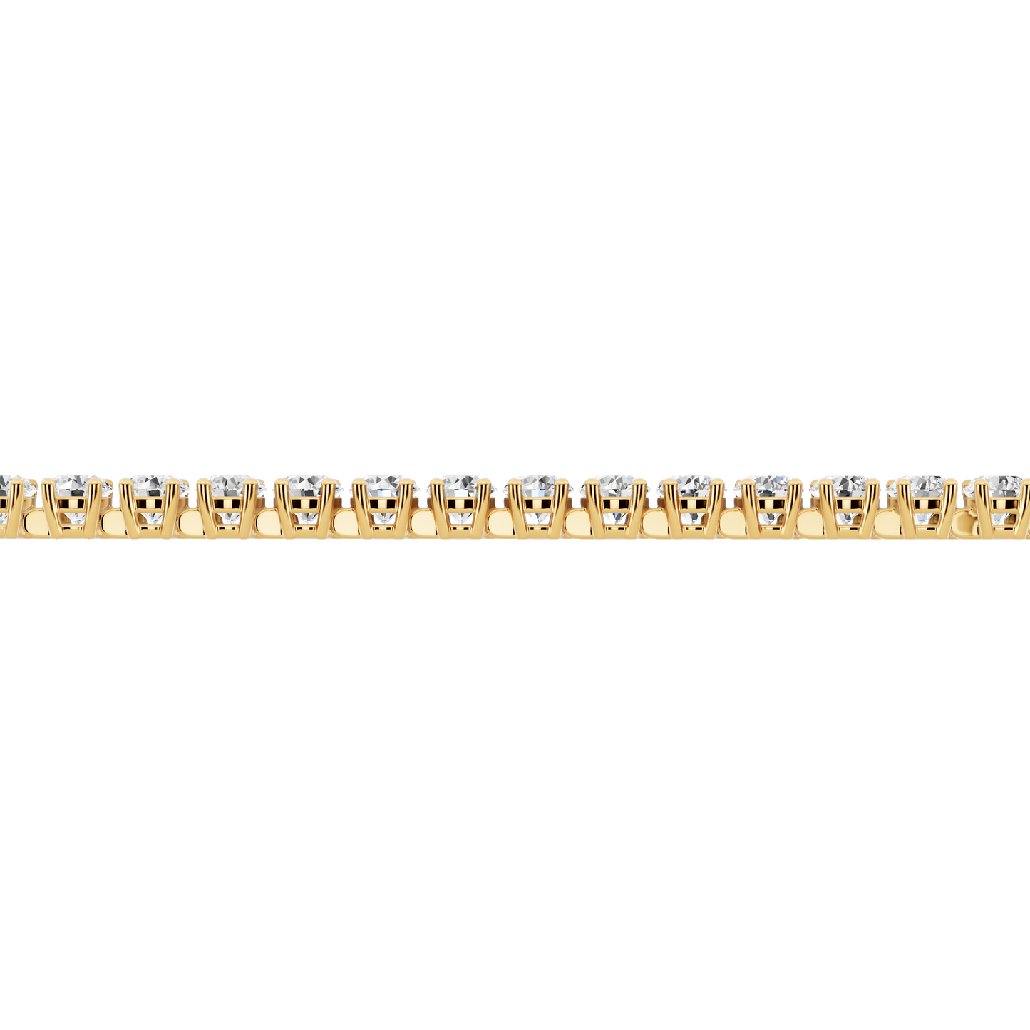 Yellow Gold-Archive - Lab-Grown Diamond Bracelet_view=SIDE