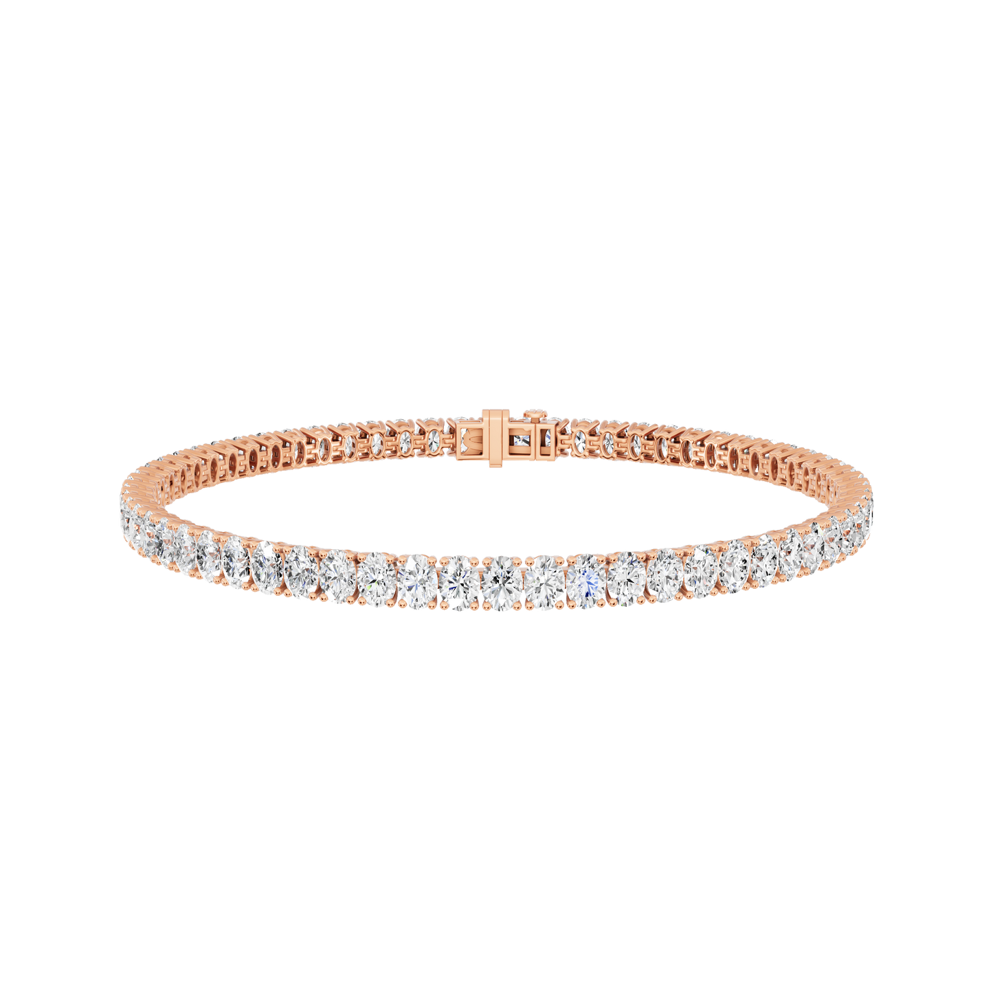 Pink Gold-Epoch - Lab-Grown Diamond Bracelet_view=3DH OPEN