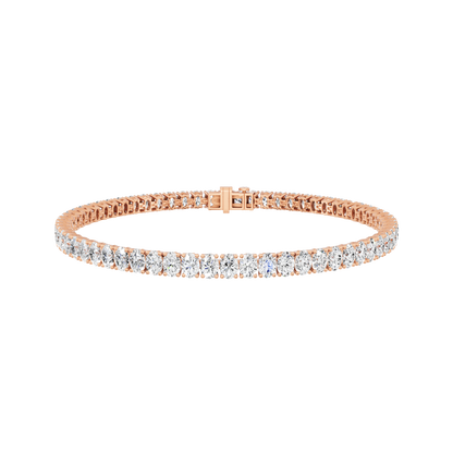 Pink Gold-Epoch - Lab-Grown Diamond Bracelet_view=3DH OPEN