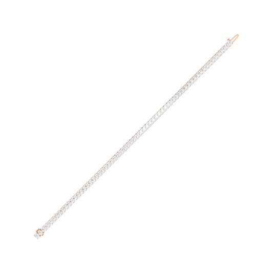 Pink Gold-Epoch - Lab-Grown Diamond Bracelet_view=TOP
