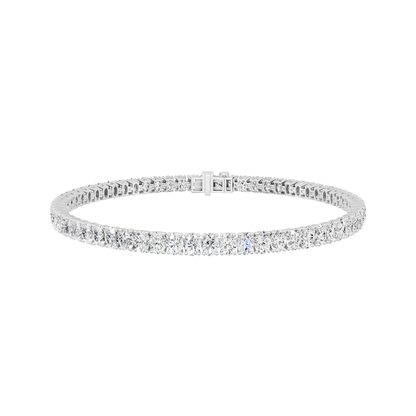White Gold-Epoch - Lab-Grown Diamond Bracelet_view=3DH OPEN