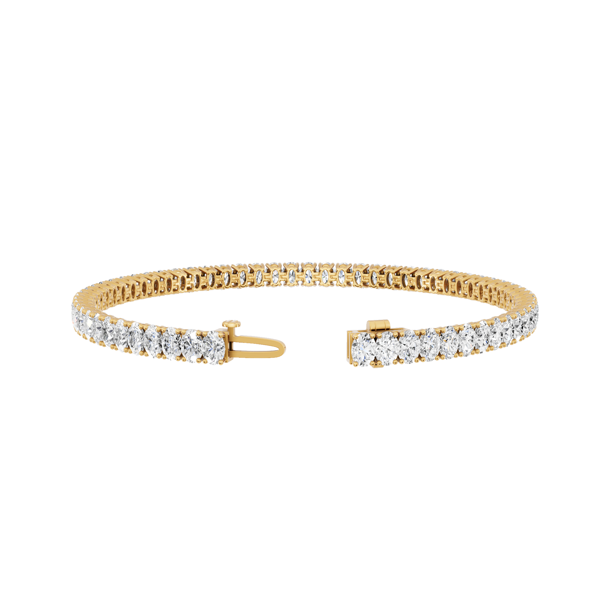 Yellow Gold-Epoch - Lab-Grown Diamond Bracelet_view=3DH