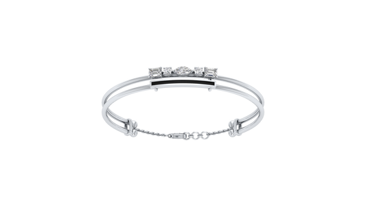 White Gold-Lunar Cascade Lab-Grown Diamond Bangle_view=3DH