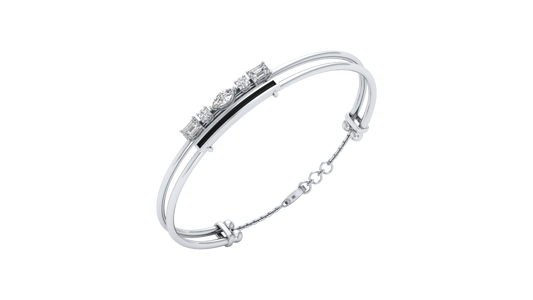 White Gold-Lunar Cascade Lab-Grown Diamond Bangle_view=3DV