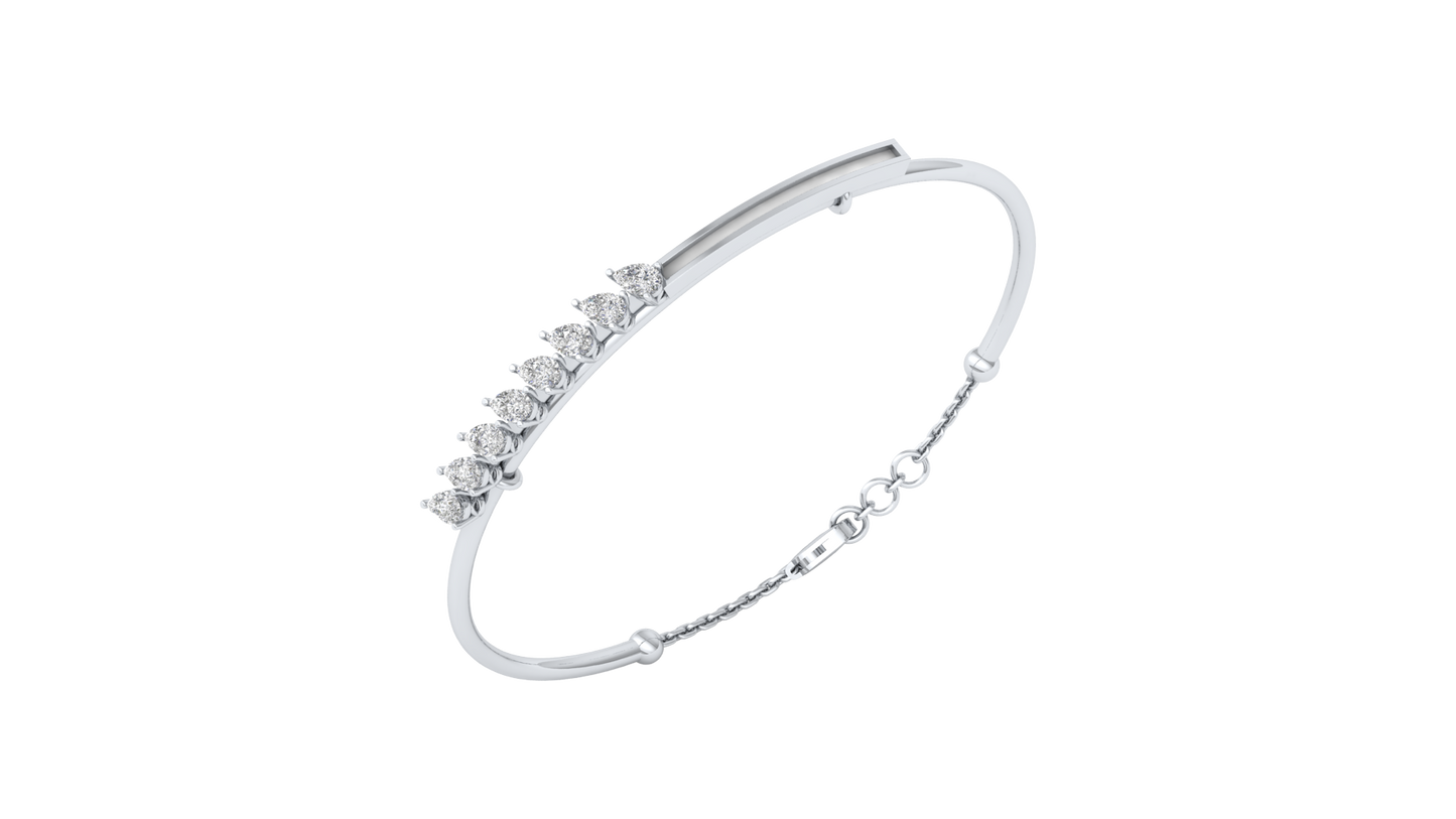 White Gold-Milky Way Lab-Grown Diamond Bangle_view=3DV