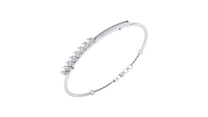 White Gold-Milky Way Lab-Grown Diamond Bangle_view=3DV