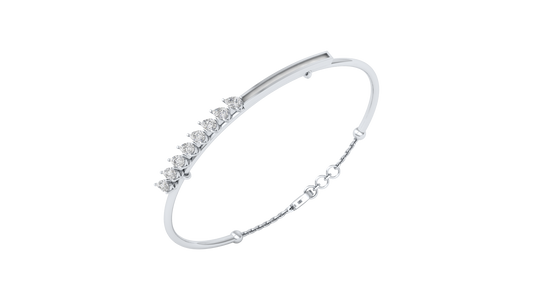 White Gold-Milky Way Lab-Grown Diamond Bangle_view=3DV
